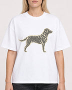 Mockup Boxy Heavyweight Tee White female close-up 08