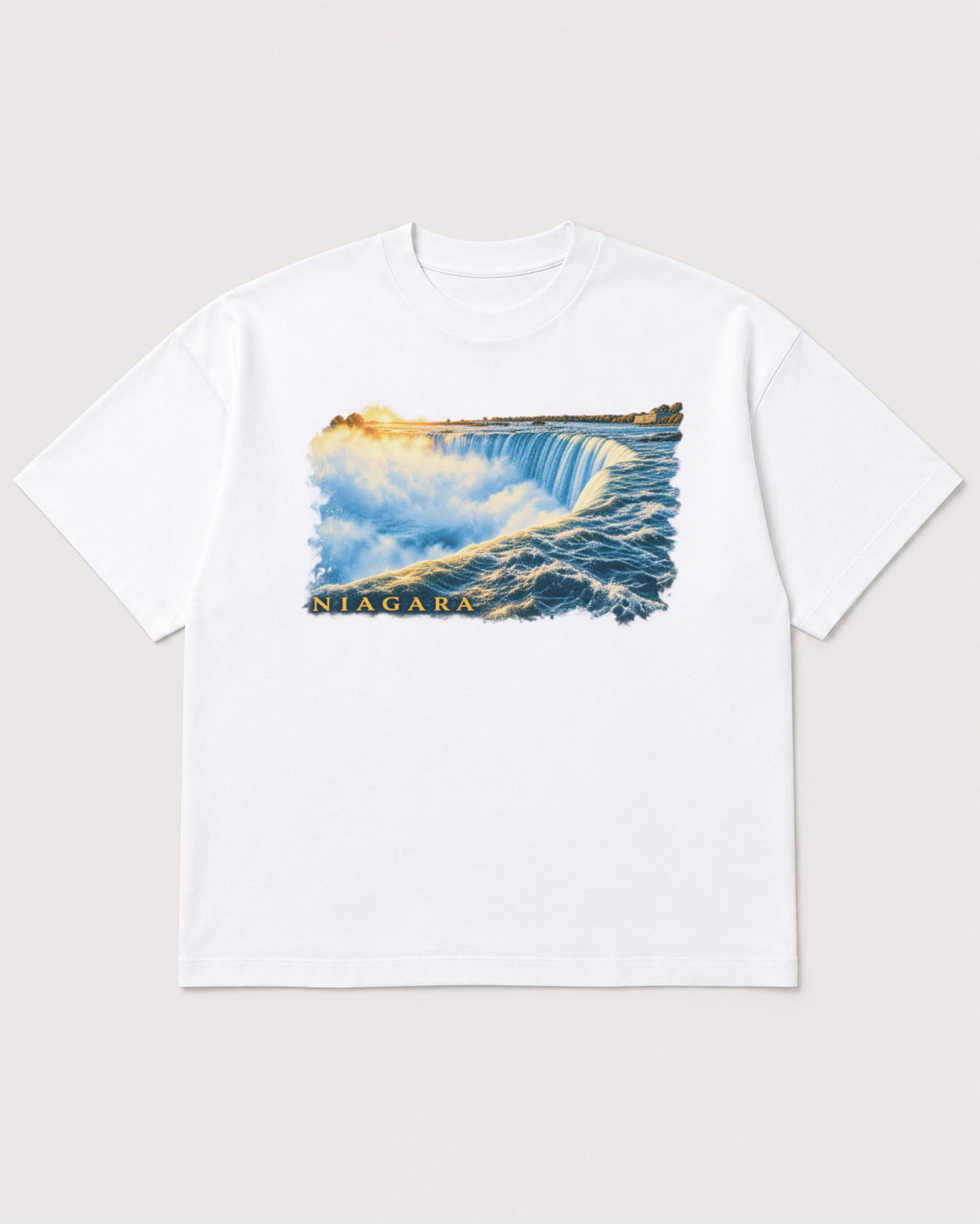 Mockup Boxy Heavyweight Tee White product