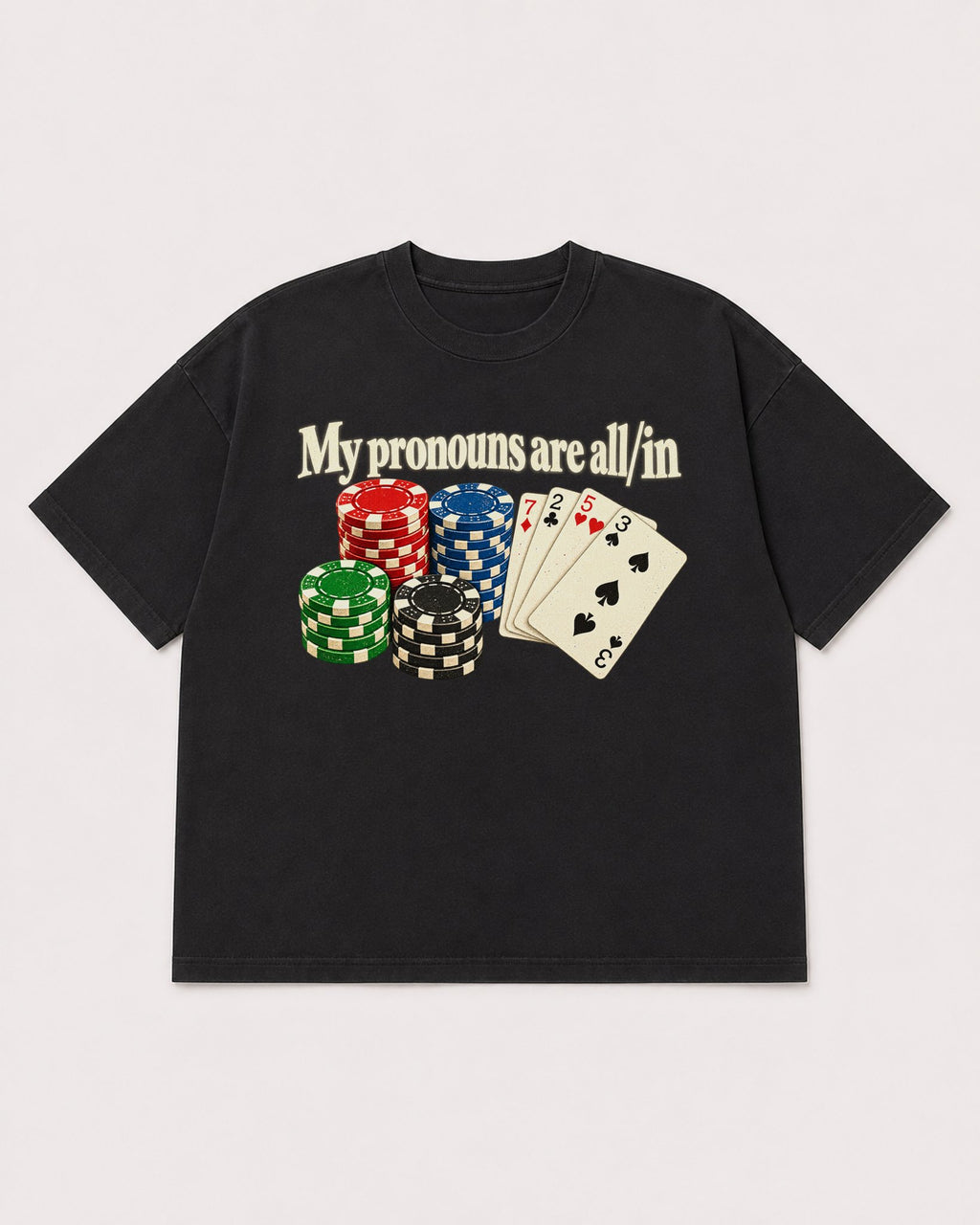 Mockup Boxy Heavyweight Tee Black product