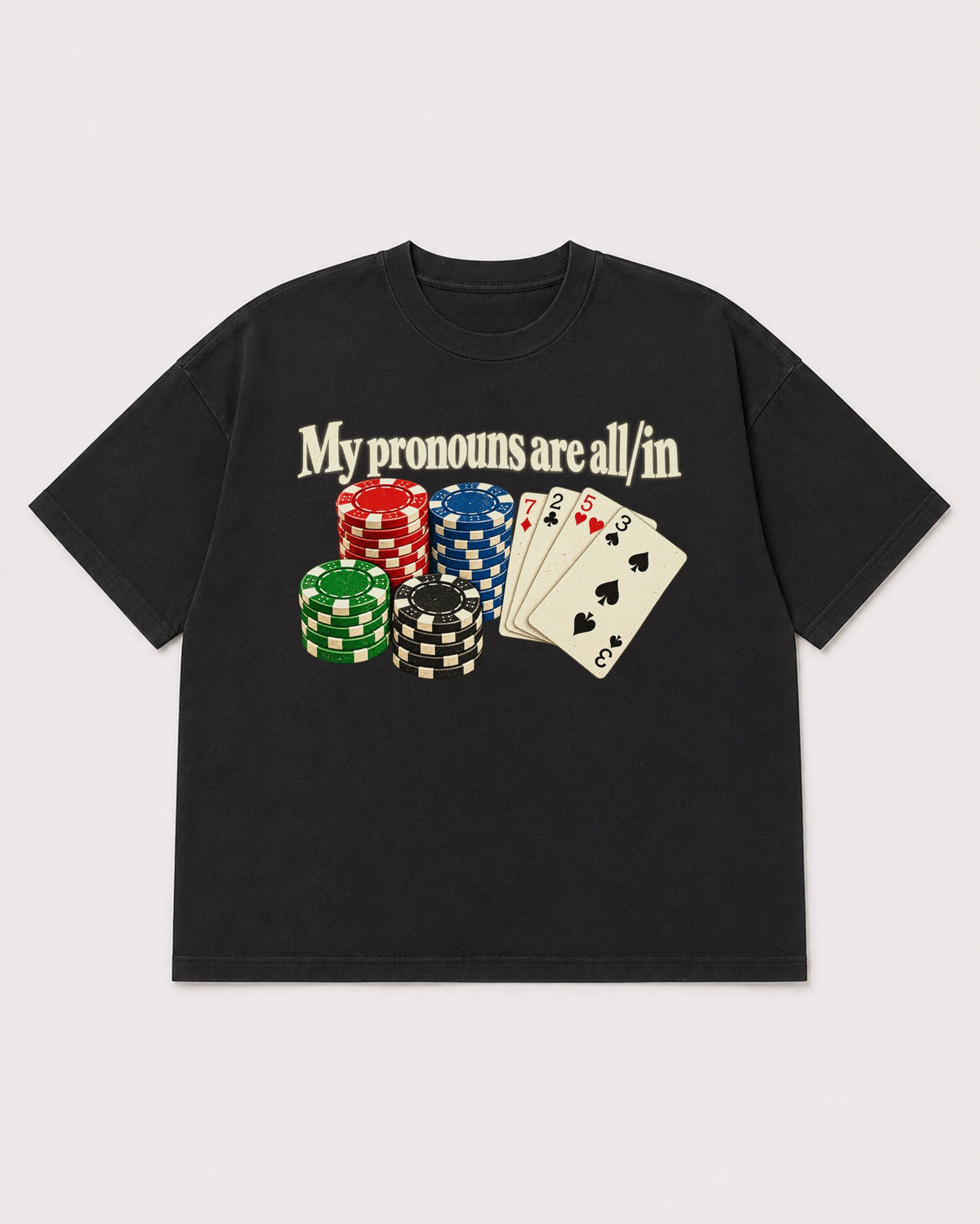 Mockup Boxy Heavyweight Tee Black product