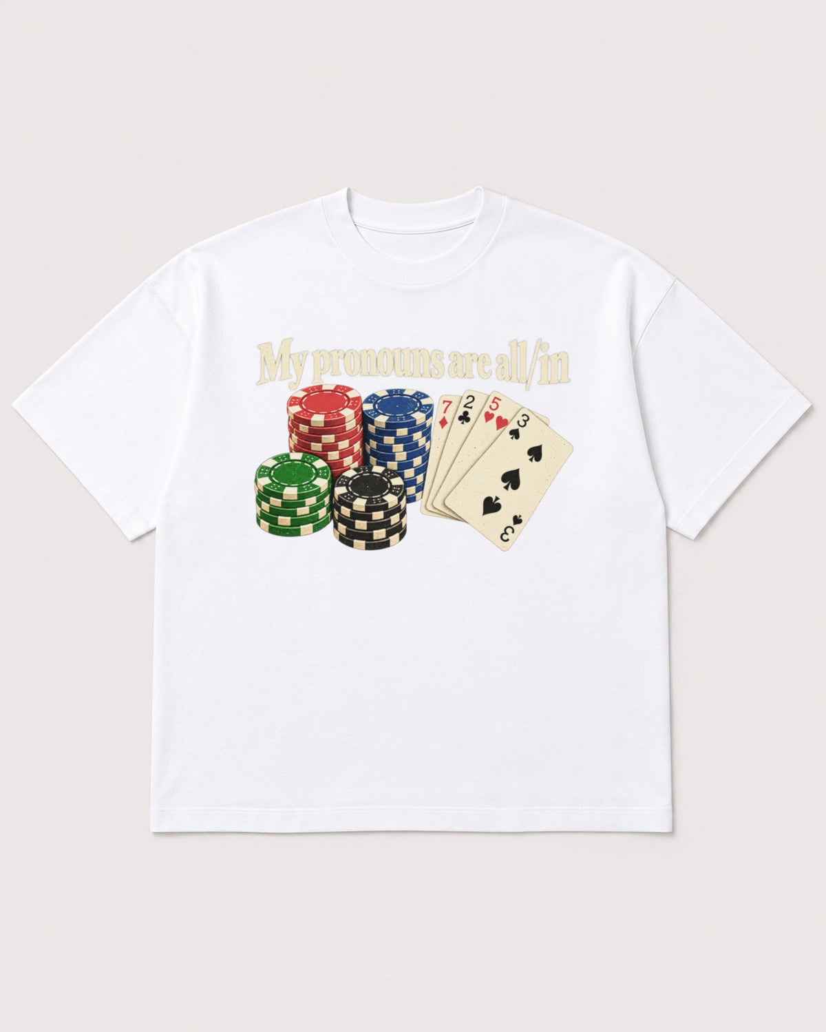 Mockup Boxy Heavyweight Tee White product