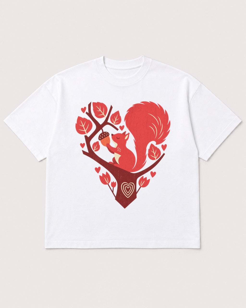 Mockup Boxy Heavyweight Tee White product