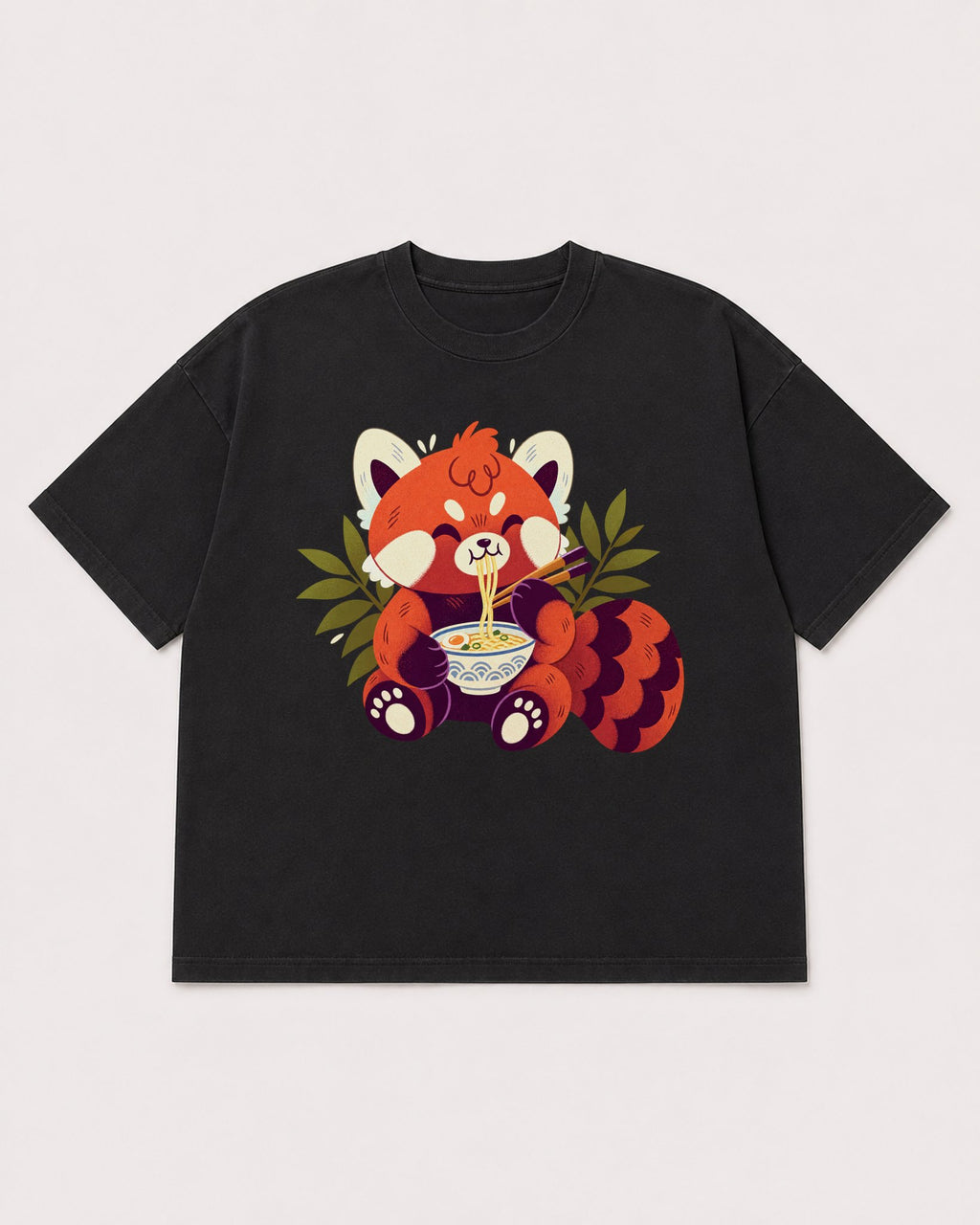 Mockup Boxy Heavyweight Tee Black product