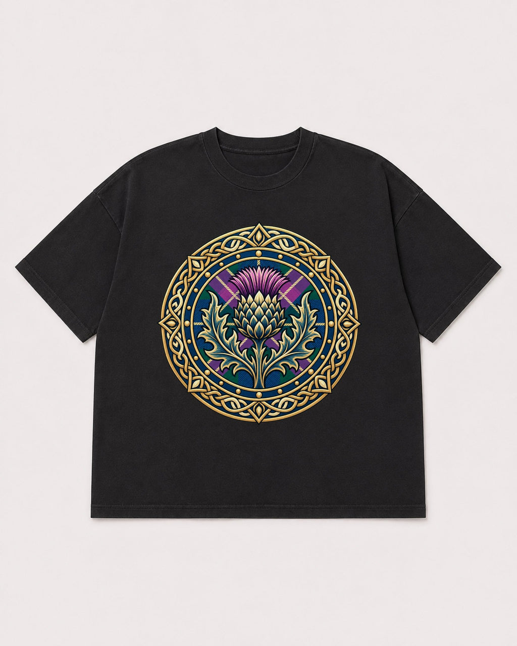 Mockup Boxy Heavyweight Tee Black product
