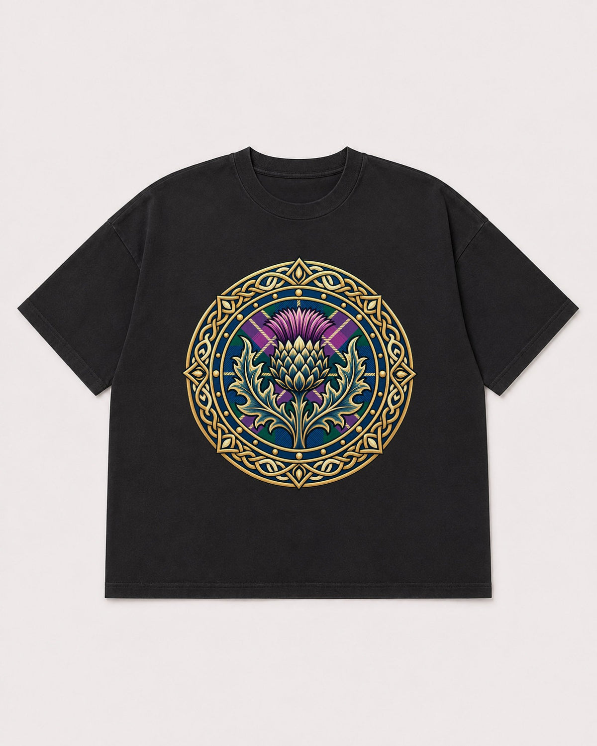 Mockup Boxy Heavyweight Tee Black product