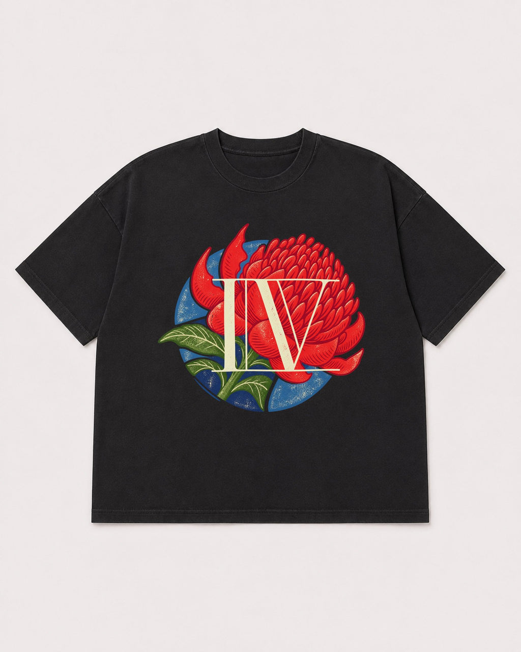 Mockup Boxy Heavyweight Tee Black product