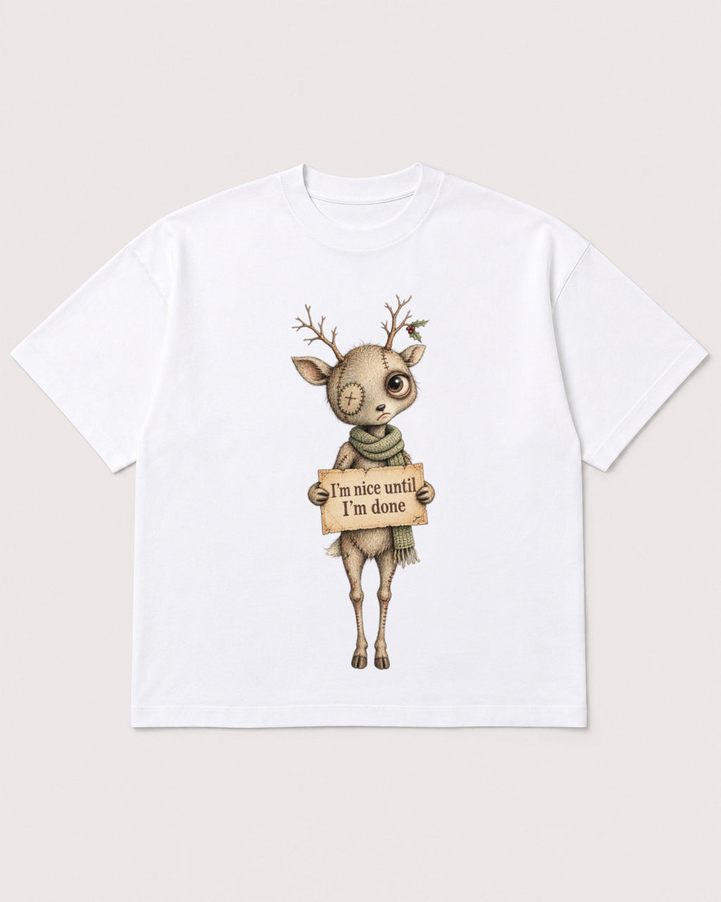 Mockup Boxy Heavyweight Tee White product