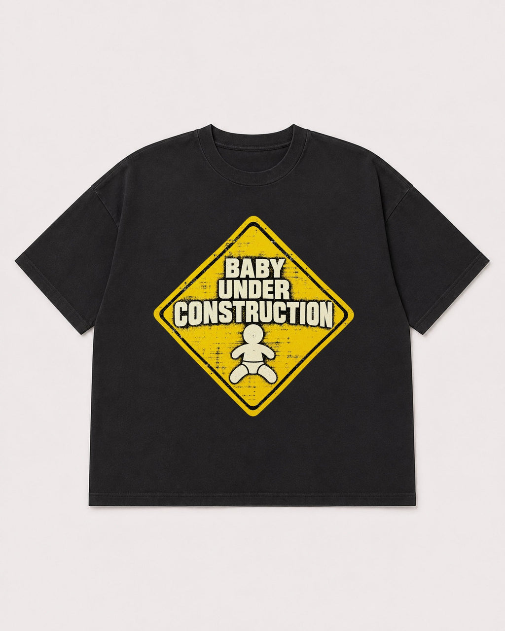 Mockup Boxy Heavyweight Tee Black product
