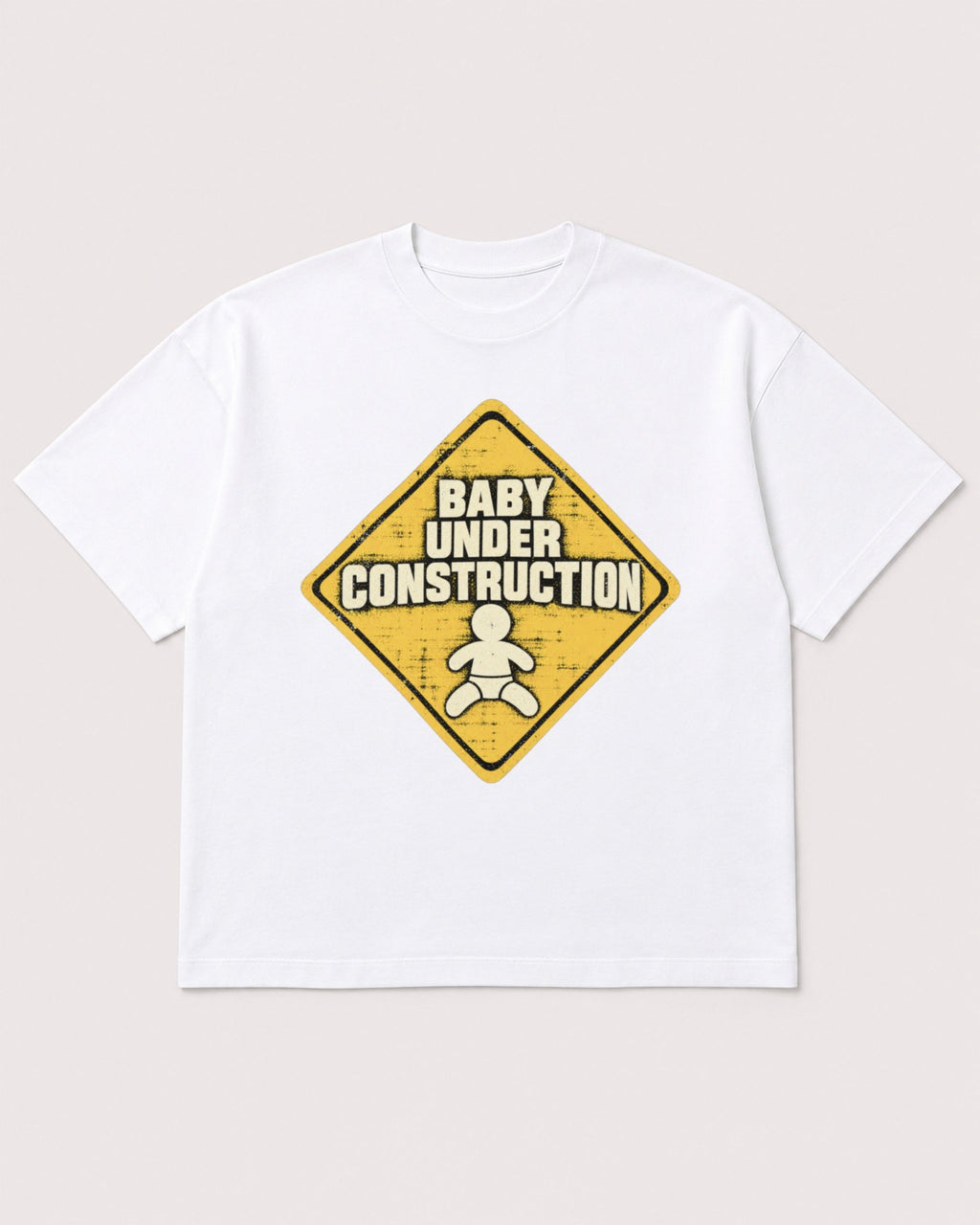 Mockup Boxy Heavyweight Tee White product