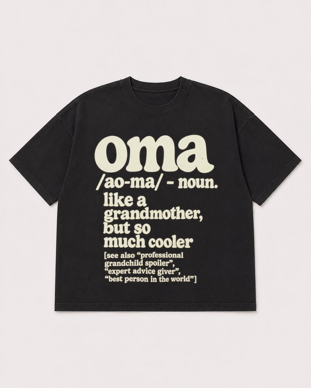 Mockup Boxy Heavyweight Tee Black product
