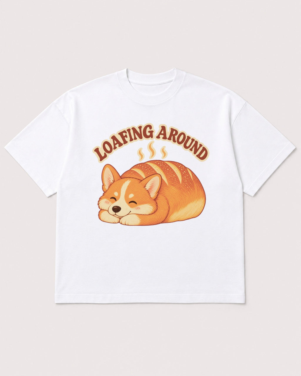 Mockup Boxy Heavyweight Tee White product