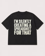 Mockup Boxy Heavyweight Tee Black product