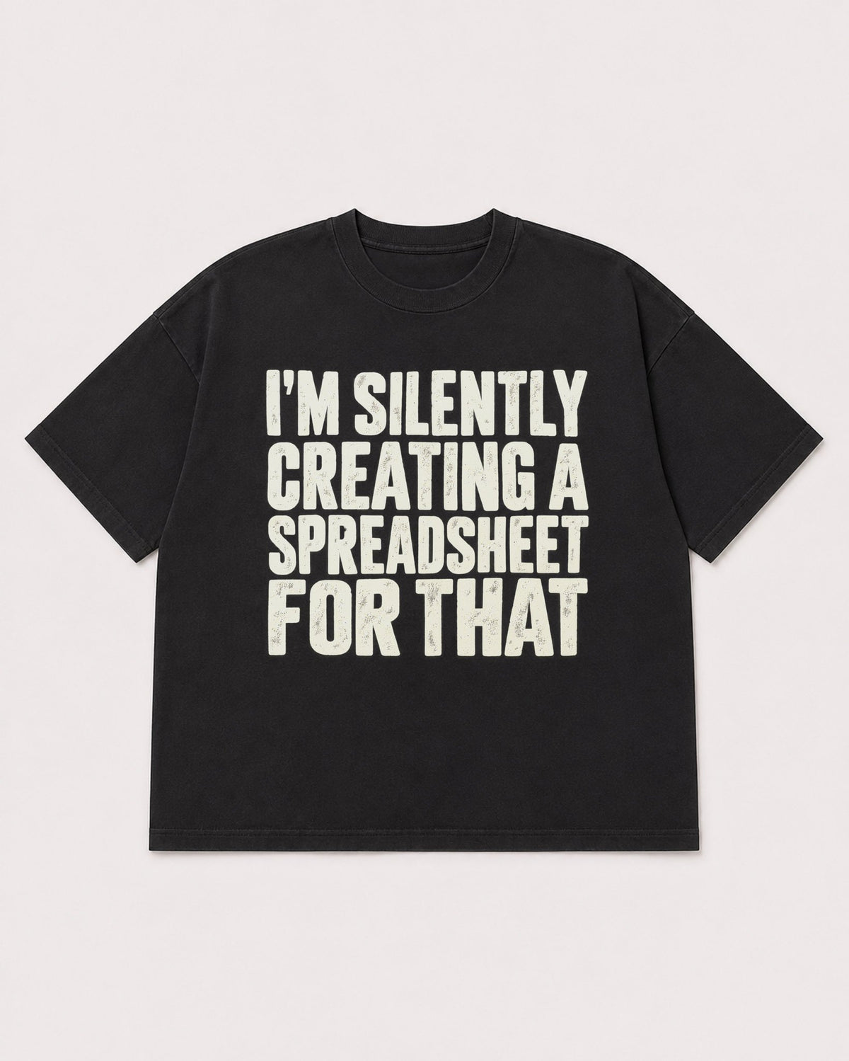 Mockup Boxy Heavyweight Tee Black product
