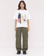 Mockup Boxy Heavyweight Tee White female full-body 02