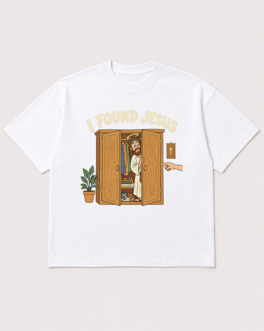 Mockup Boxy Heavyweight Tee White product