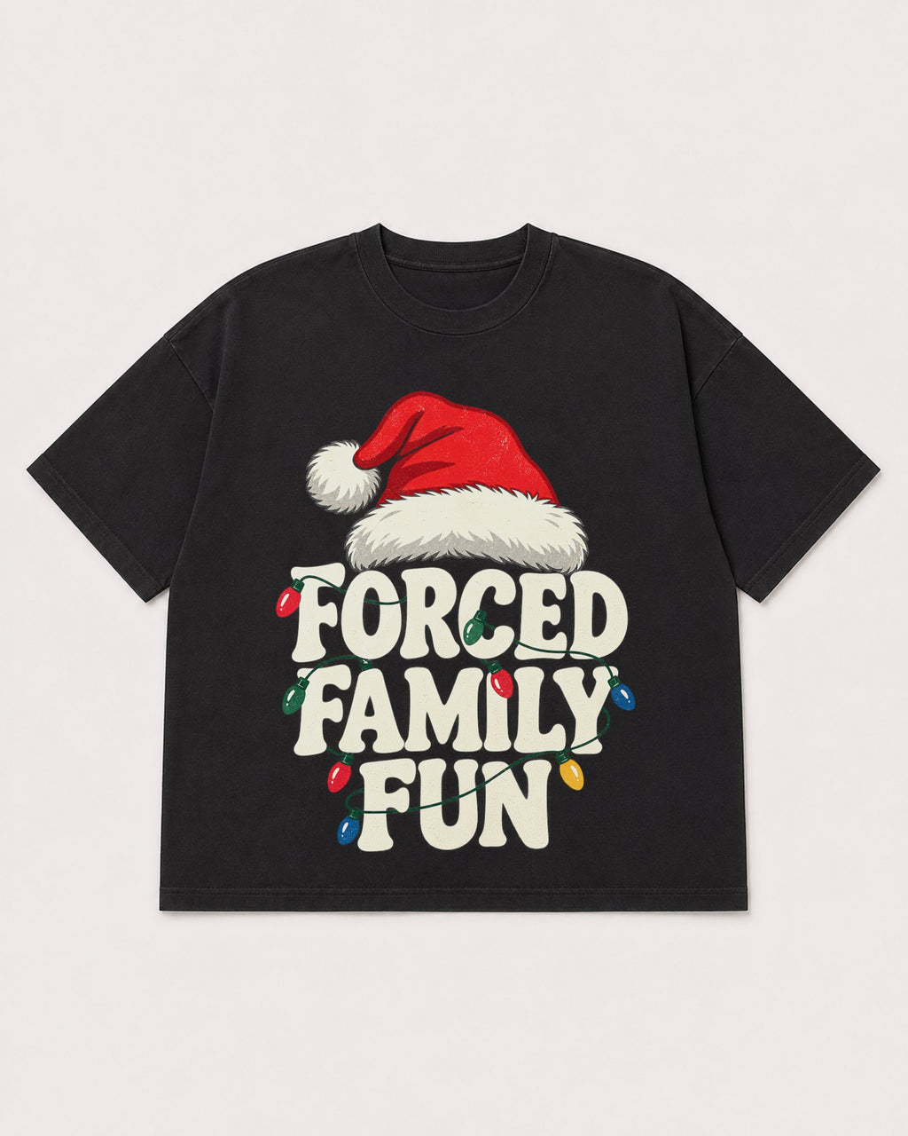 Mockup Boxy Heavyweight Tee Black product