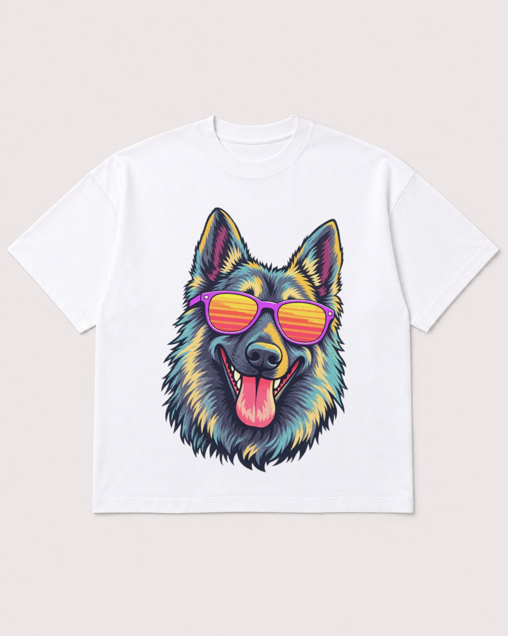 Mockup Boxy Heavyweight Tee White product