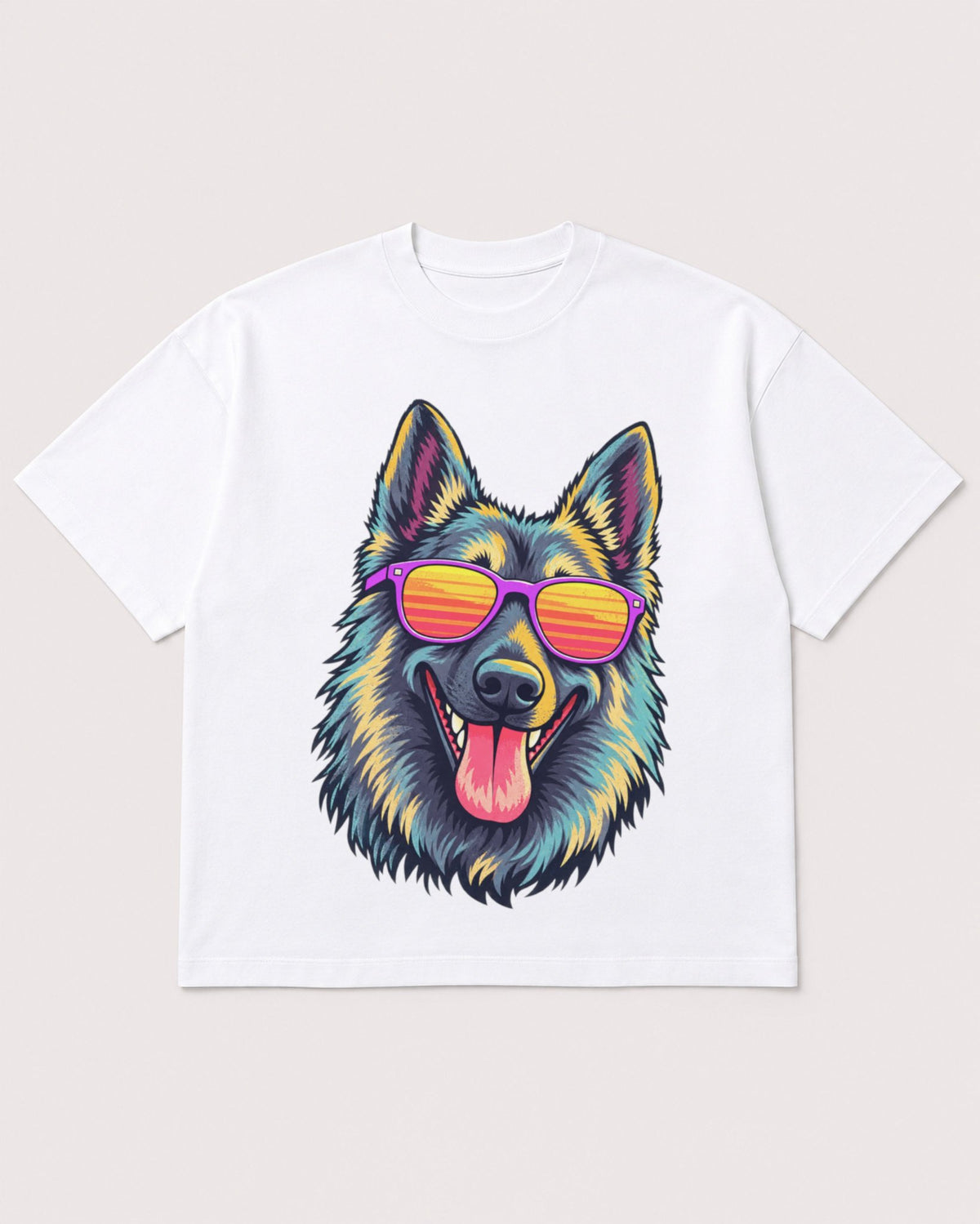 Mockup Boxy Heavyweight Tee White product