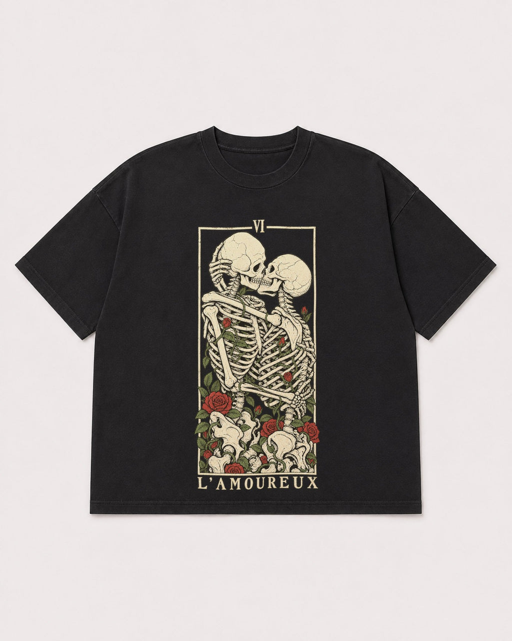 Mockup Boxy Heavyweight Tee Black product