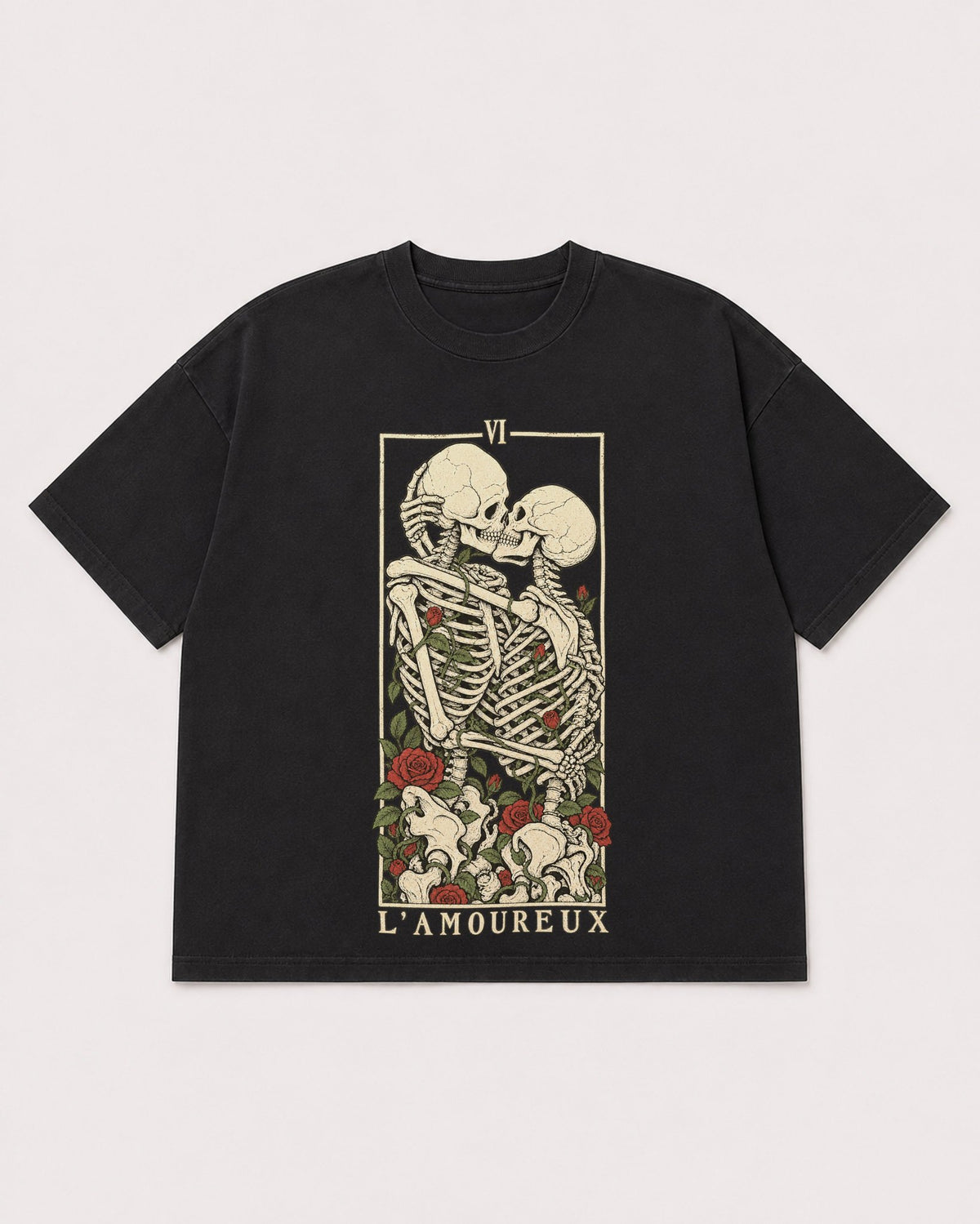 Mockup Boxy Heavyweight Tee Black product