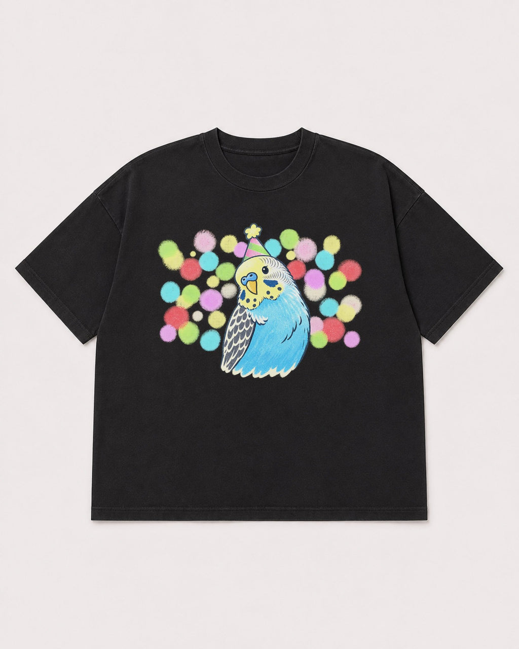 Mockup Boxy Heavyweight Tee Black product