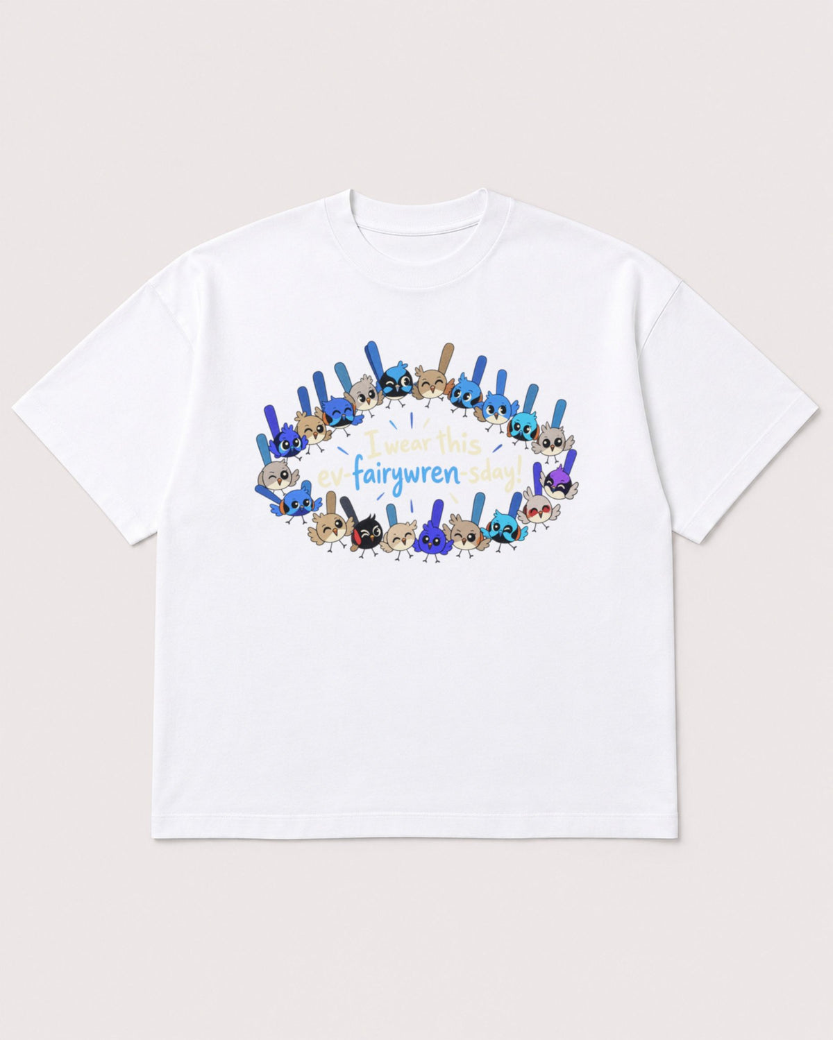 Mockup Boxy Heavyweight Tee White product