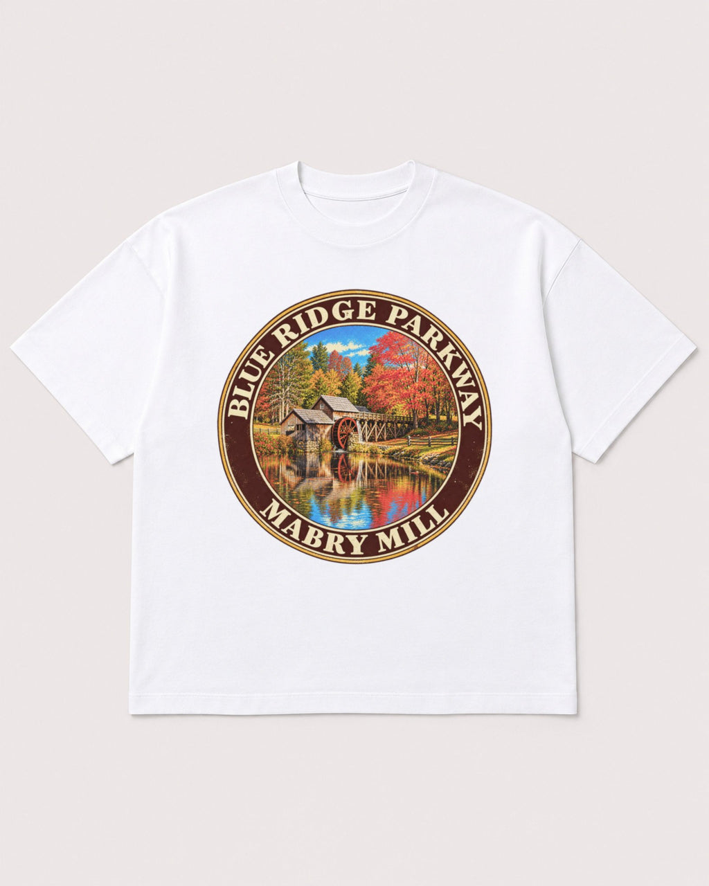 Mockup Boxy Heavyweight Tee White product