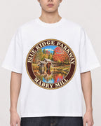Mockup Boxy Heavyweight Tee White male close-up 01