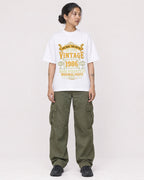 Mockup Boxy Heavyweight Tee White female full-body 12