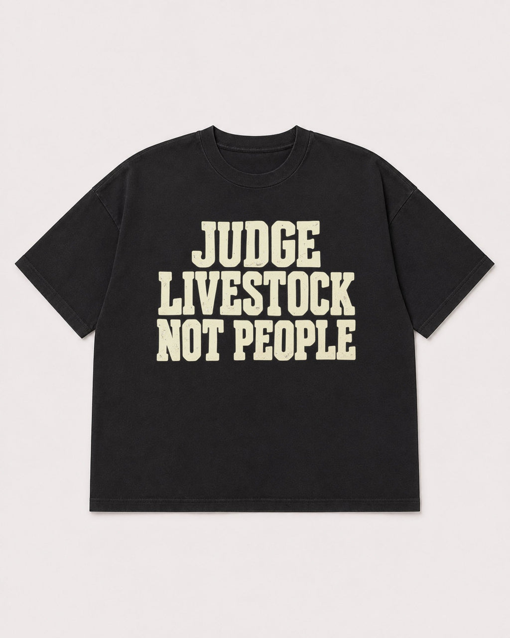 Mockup Boxy Heavyweight Tee Black product