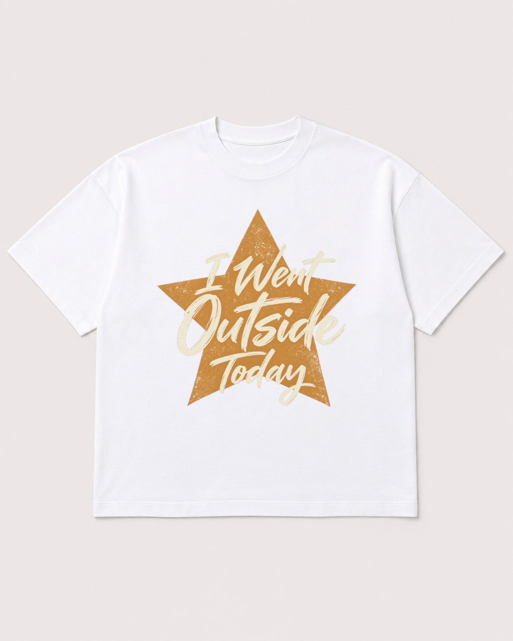 Mockup Boxy Heavyweight Tee White product