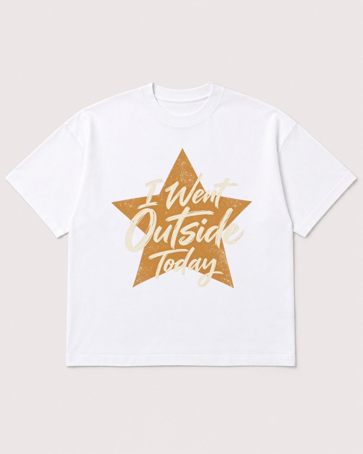 Mockup Boxy Heavyweight Tee White product