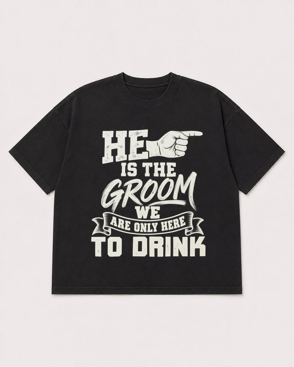 Mockup Boxy Heavyweight Tee Black product