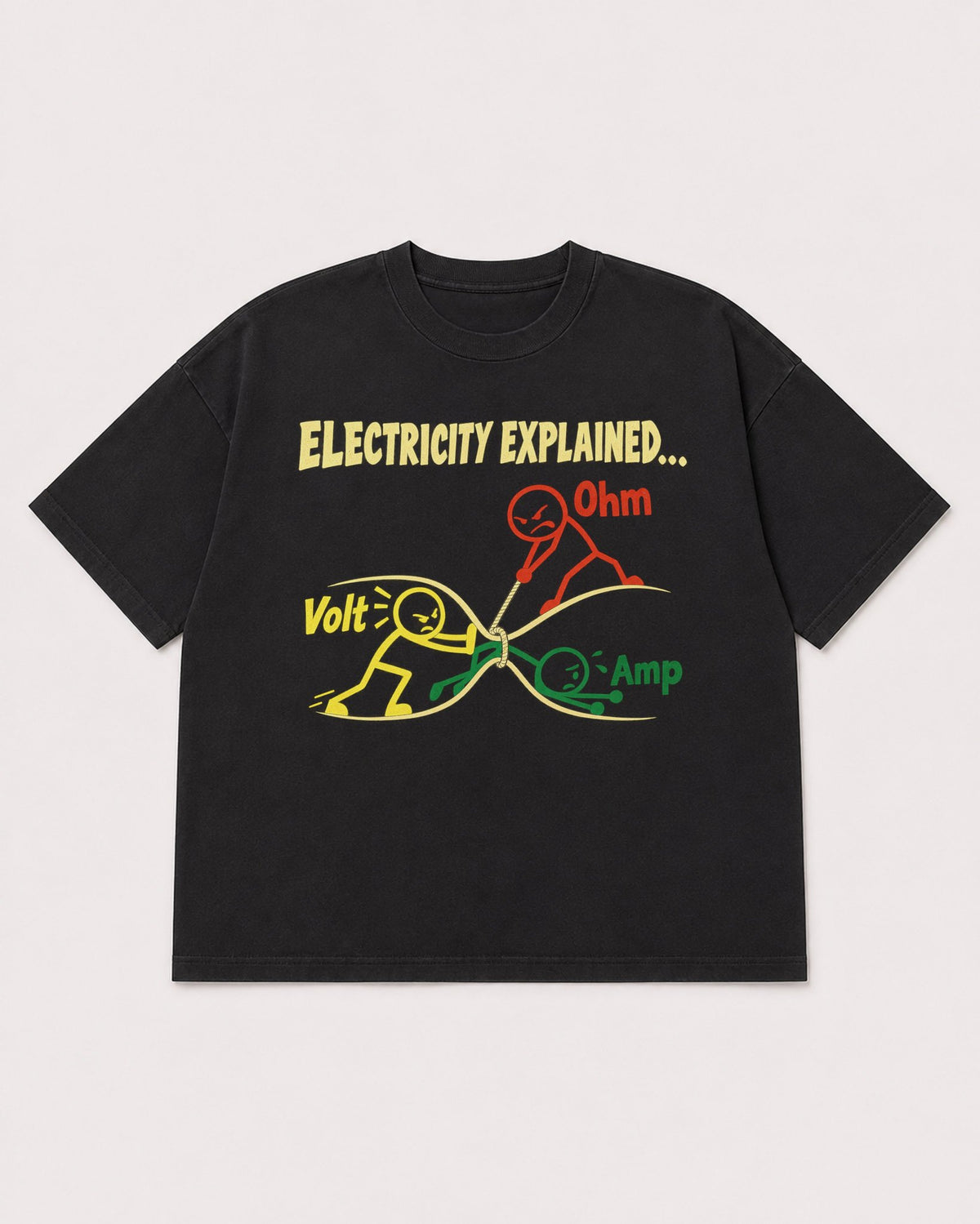 Mockup Boxy Heavyweight Tee Black product