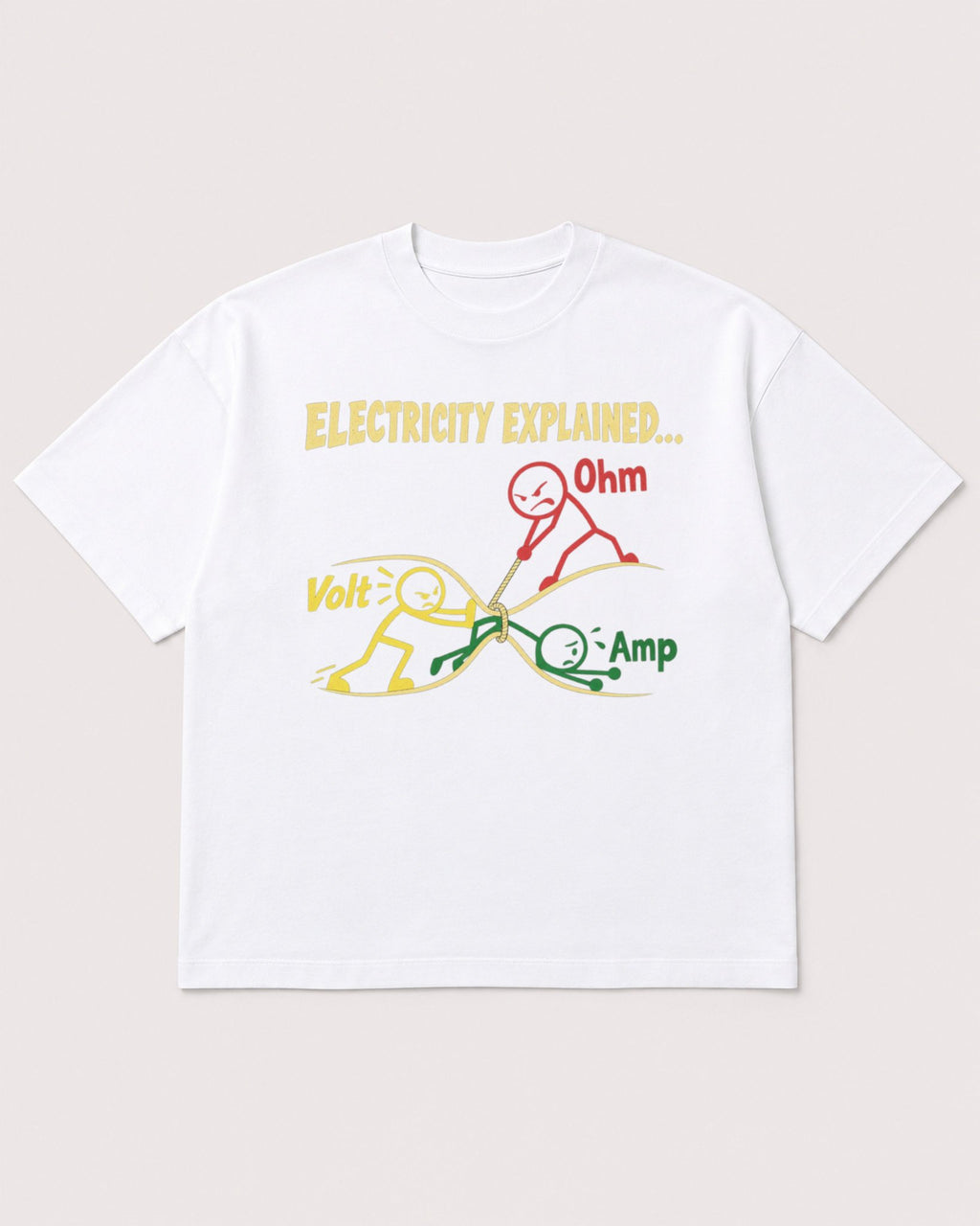 Mockup Boxy Heavyweight Tee White product