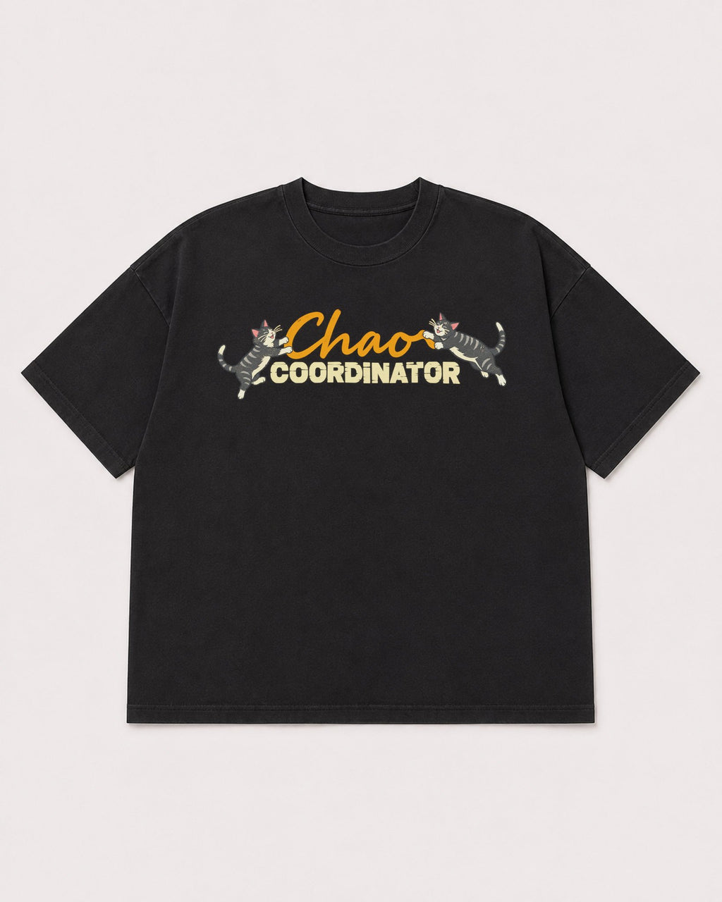 Mockup Boxy Heavyweight Tee Black product