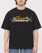 Mockup Boxy Heavyweight Tee Black male close-up 03