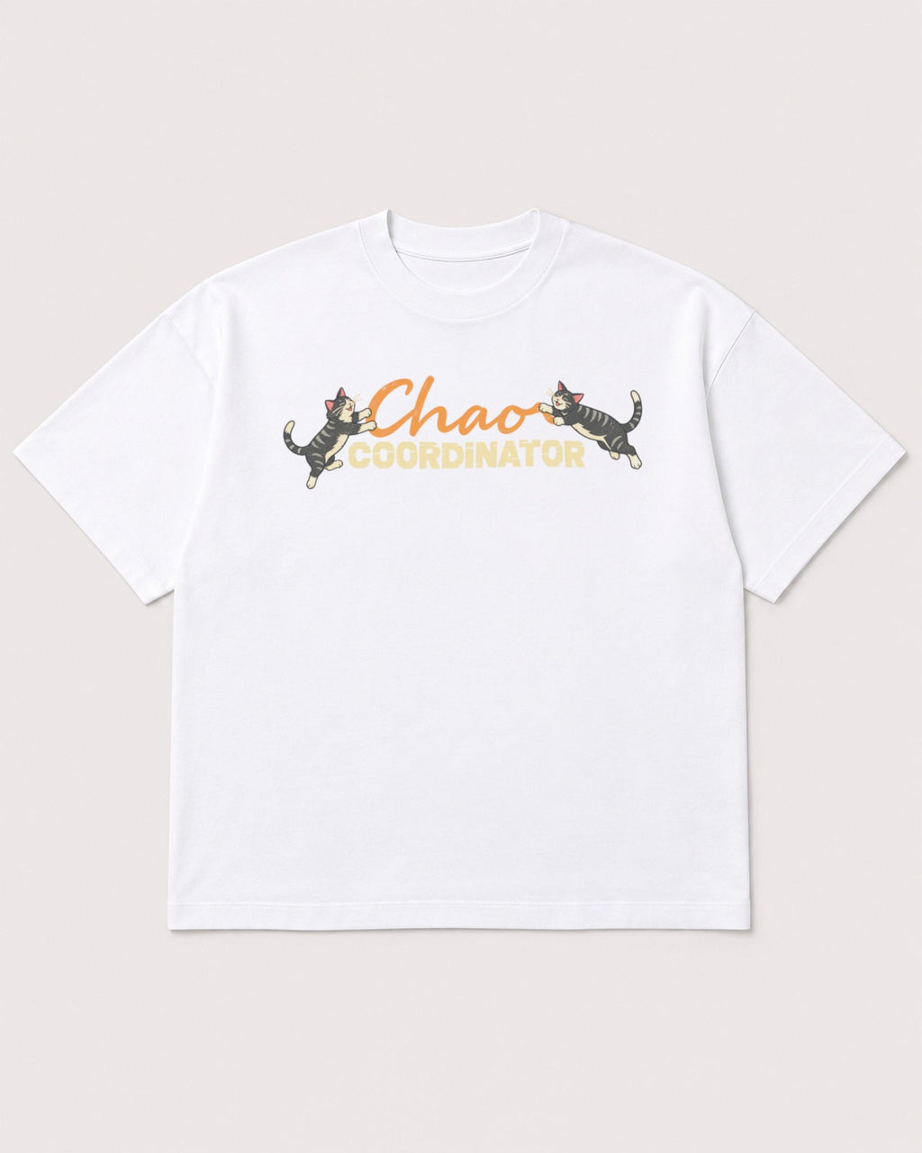 Mockup Boxy Heavyweight Tee White product