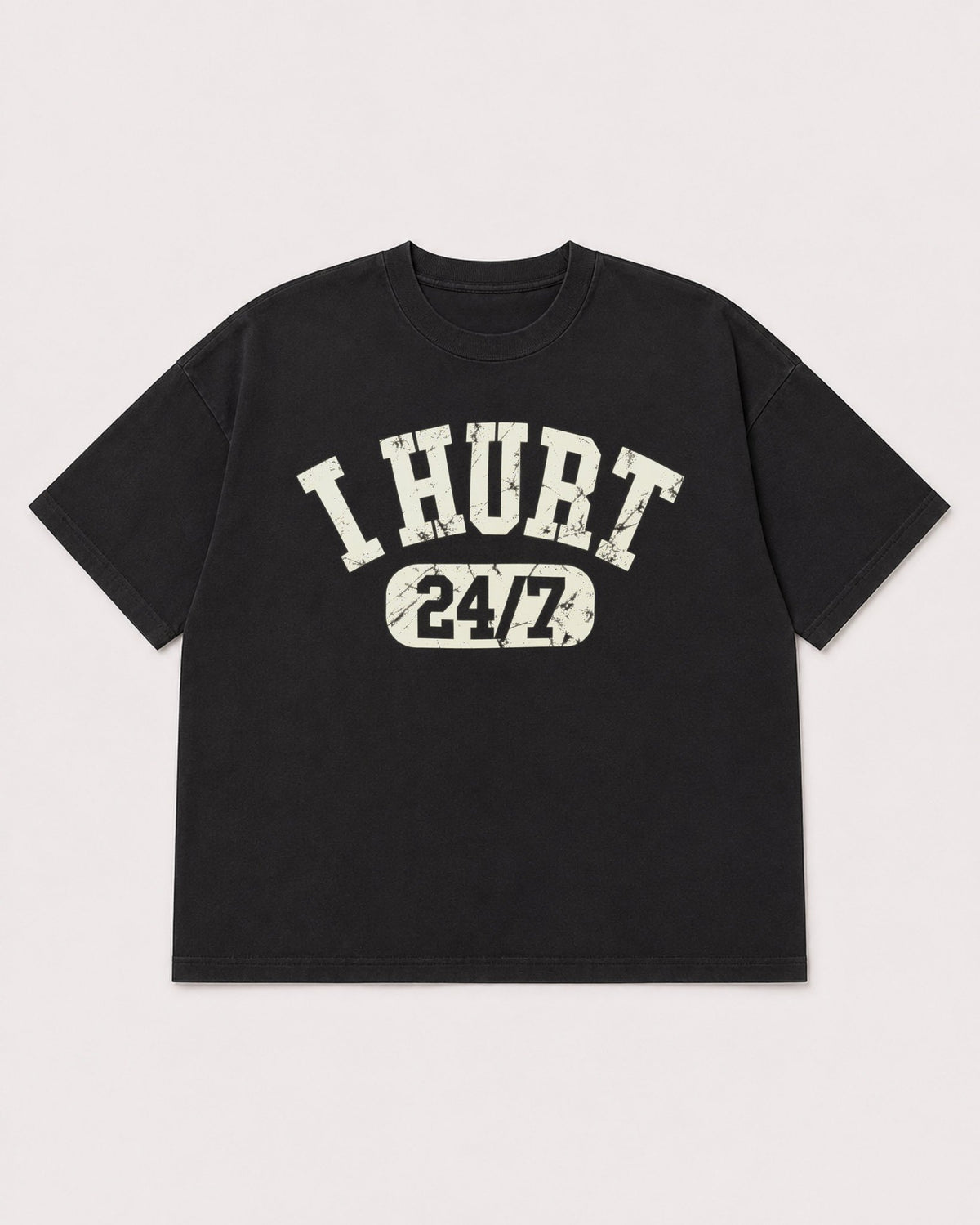 Mockup Boxy Heavyweight Tee Black product