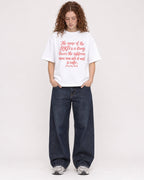 Mockup Boxy Heavyweight Tee White female full-body 09