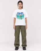 Mockup Boxy Heavyweight Tee White female full-body 42