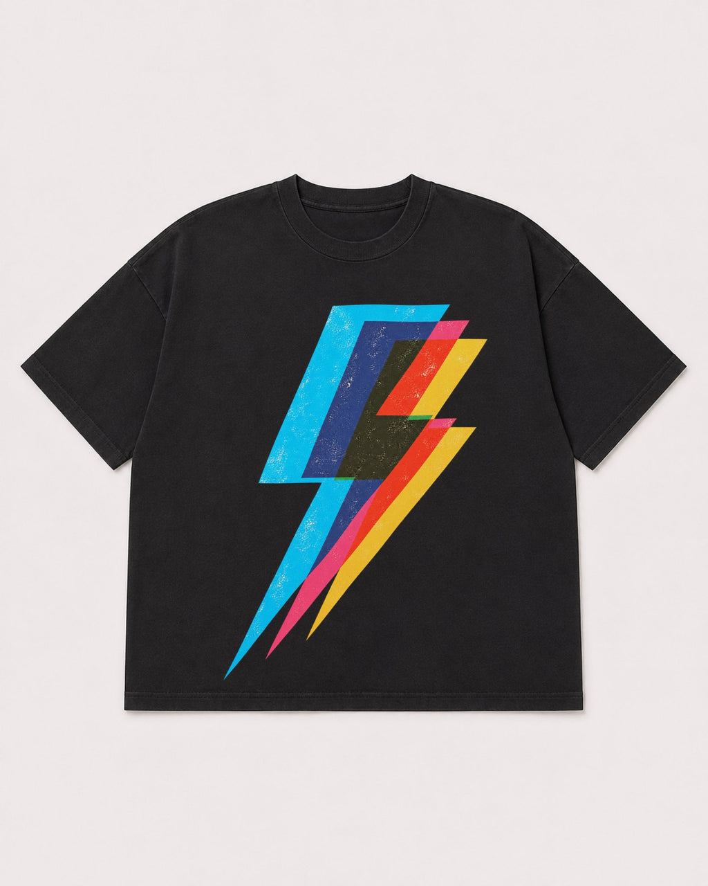 Mockup Boxy Heavyweight Tee Black product