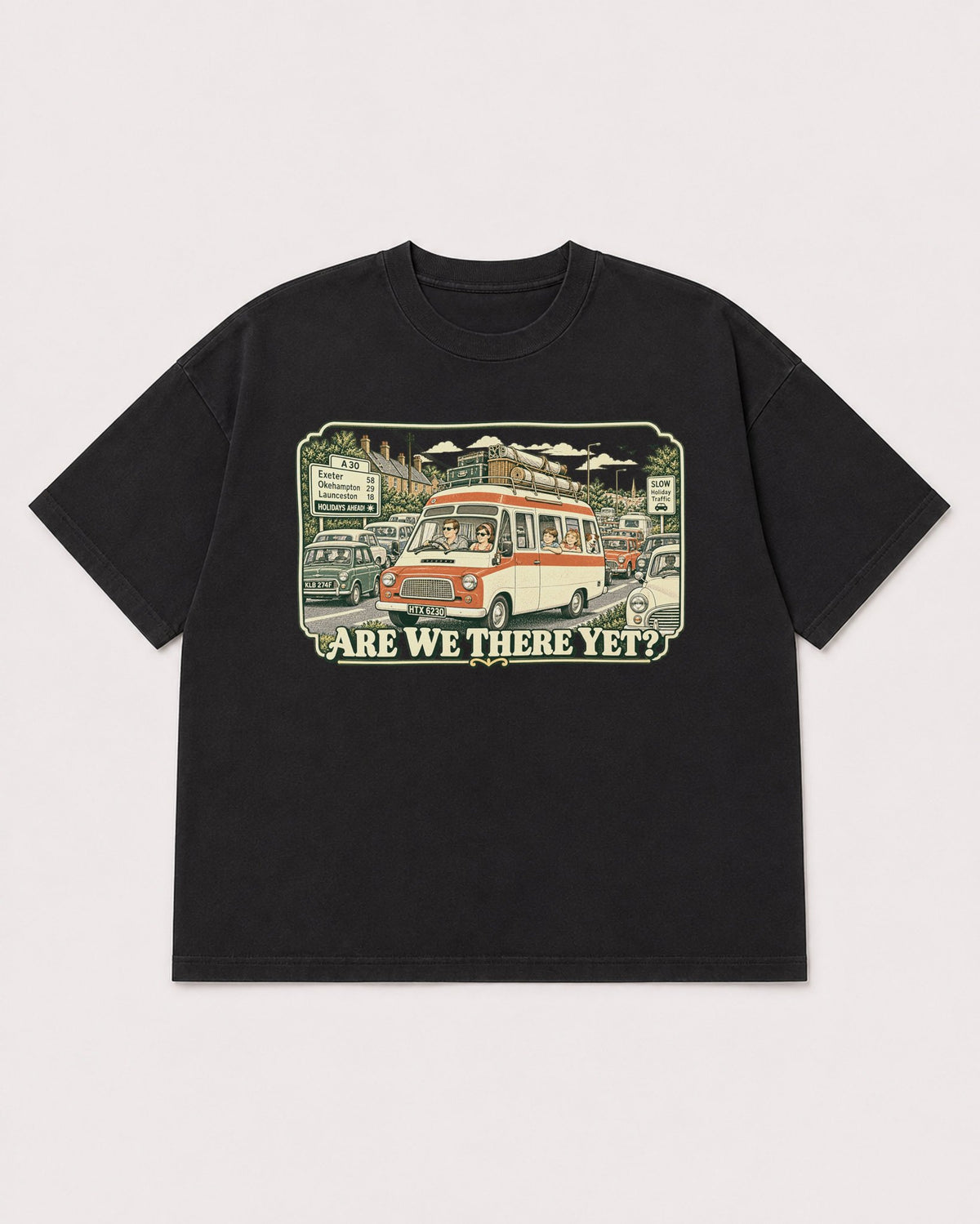 Mockup Boxy Heavyweight Tee Black product
