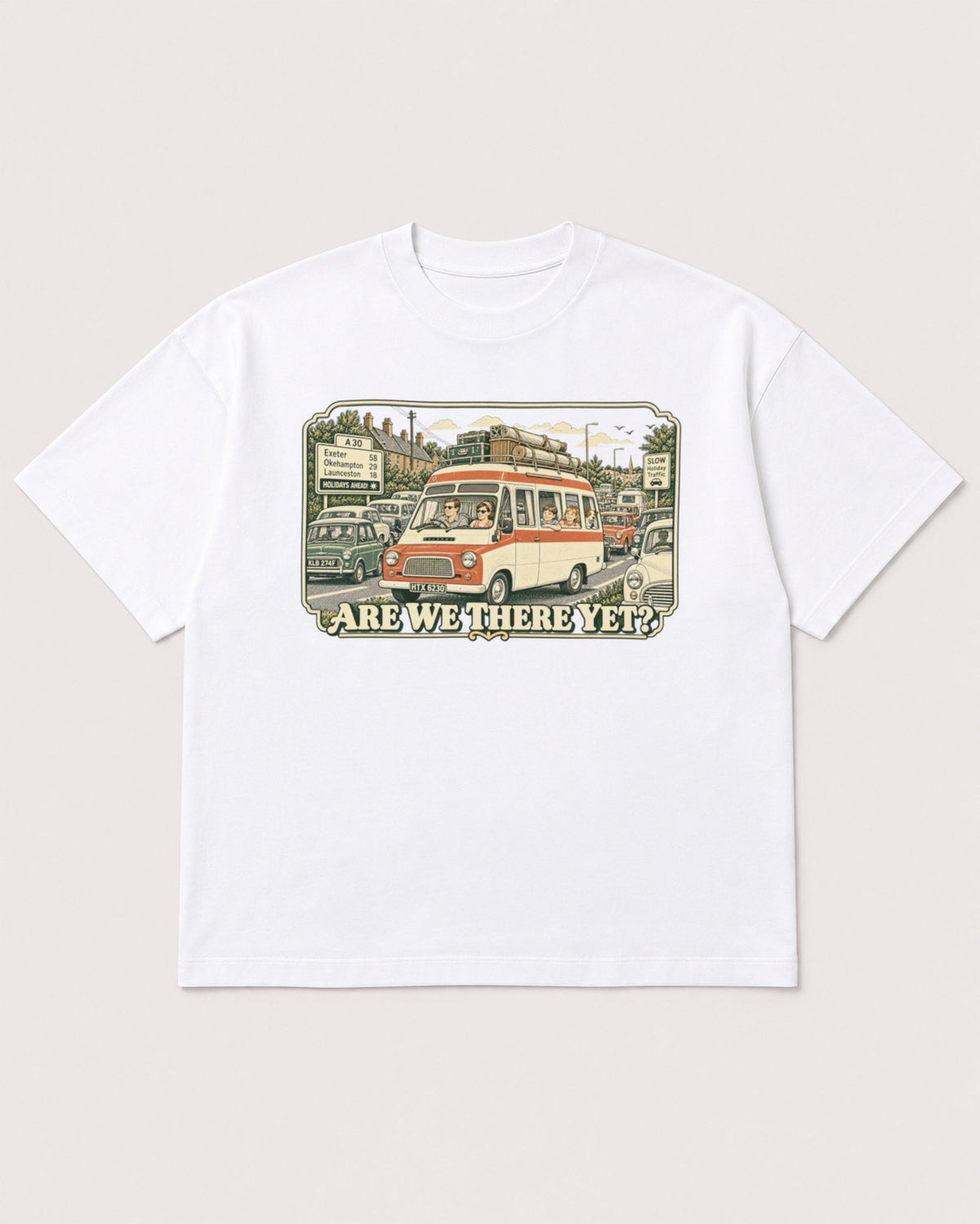 Mockup Boxy Heavyweight Tee White product