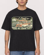 Mockup Boxy Heavyweight Tee Black male close-up 06