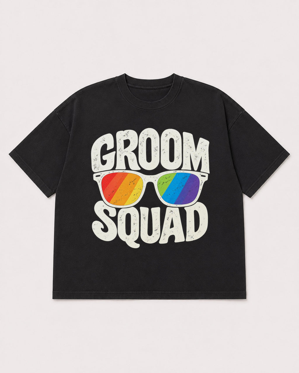Mockup Boxy Heavyweight Tee Black product