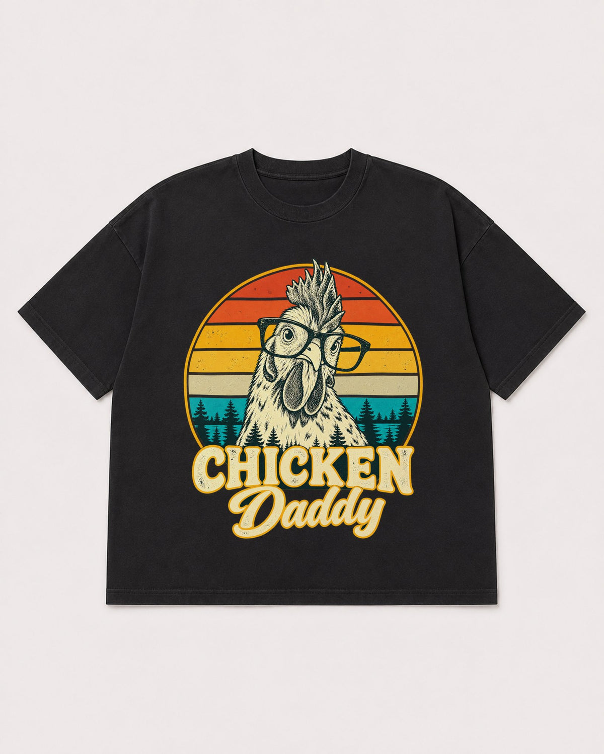 Mockup Boxy Heavyweight Tee Black product