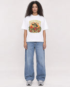 Mockup Boxy Heavyweight Tee White female full-body 10