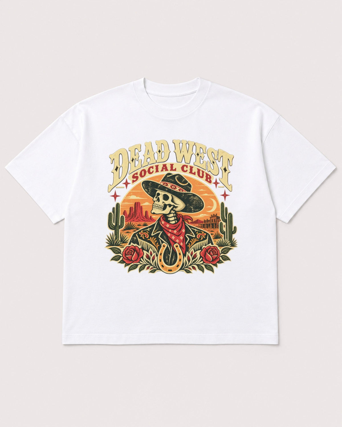Mockup Boxy Heavyweight Tee White product