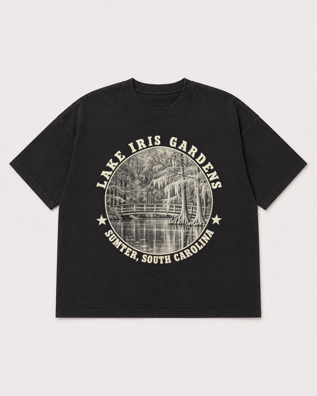 Mockup Boxy Heavyweight Tee Black product